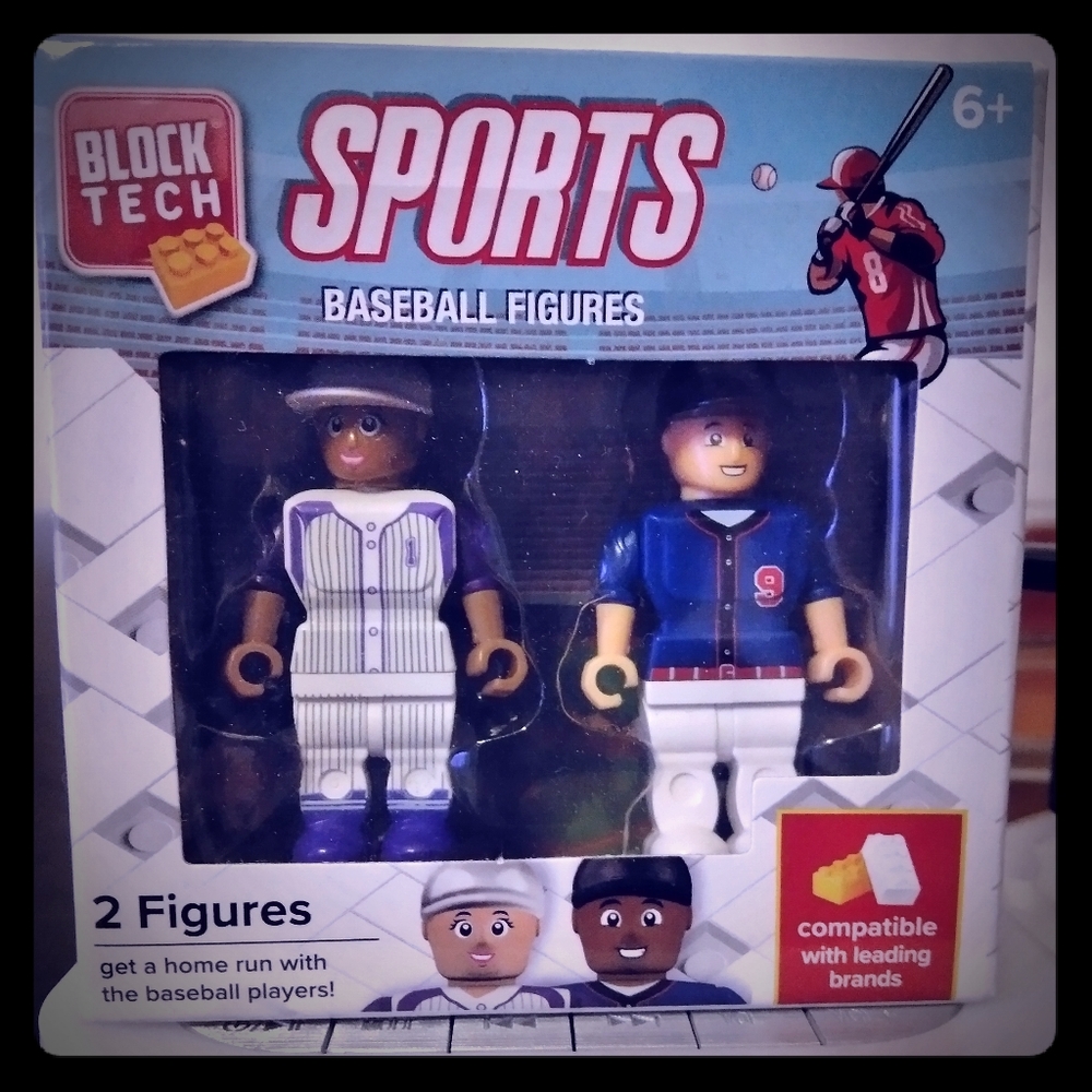 Legos baseball figures